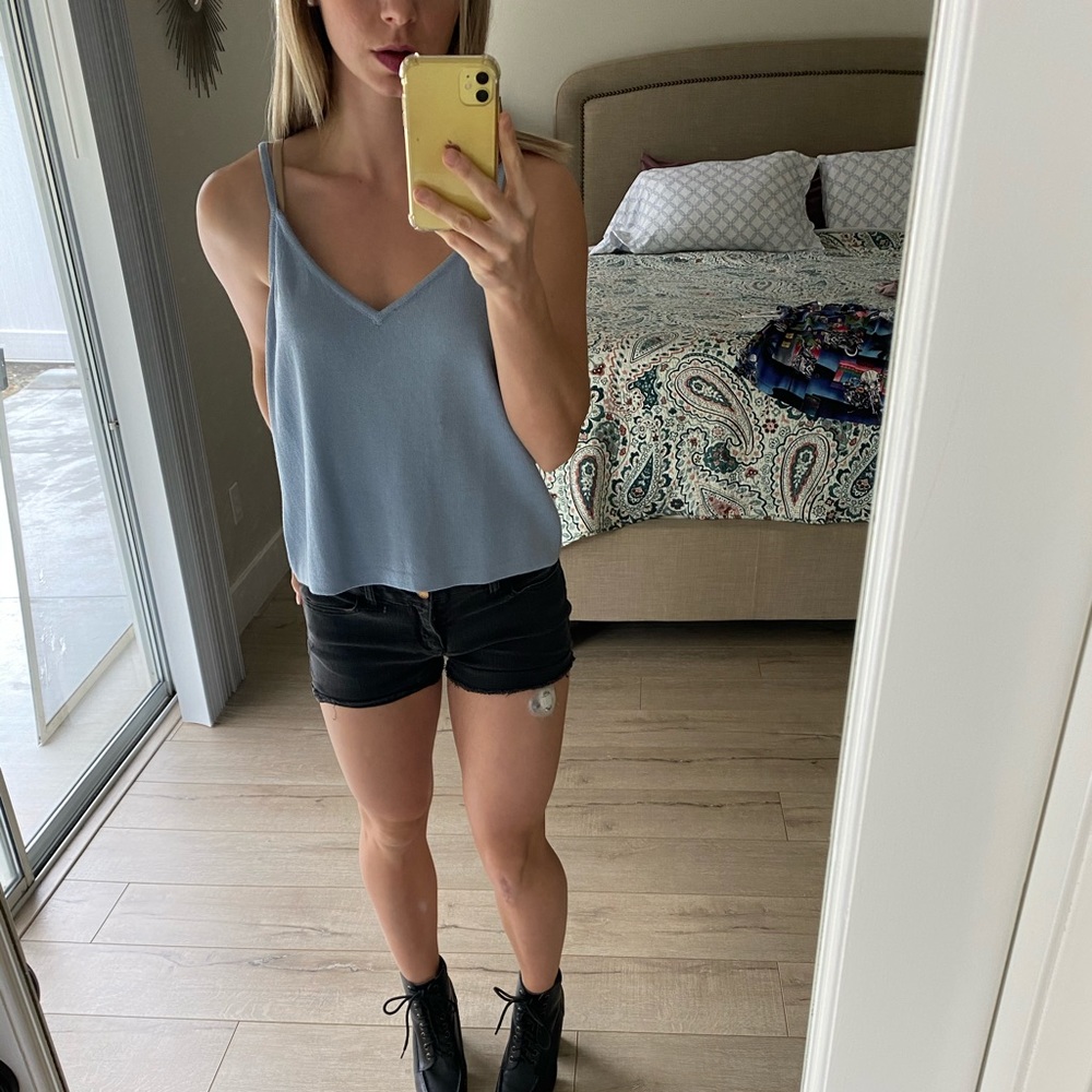 St. John Top Blue Tank Large